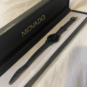 Women's Black Movado Watch
